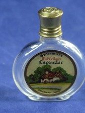 VINTAGE EMPTY Perfume Bottle Grossmith's Old Cottage Lavender 1930s