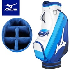 Mizuno Tour Golf Cart Bag White/Blue Staff - NEW! 2025
