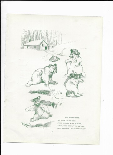 Louis wain print - 'his, first
