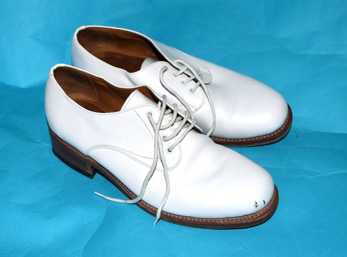 Royal navy white leather - -,