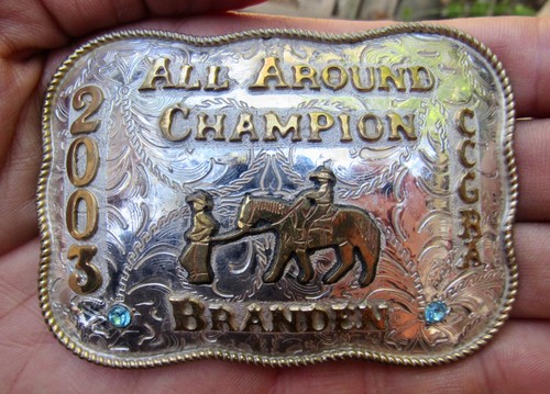 Silver ccgra champion belt - ccgra,