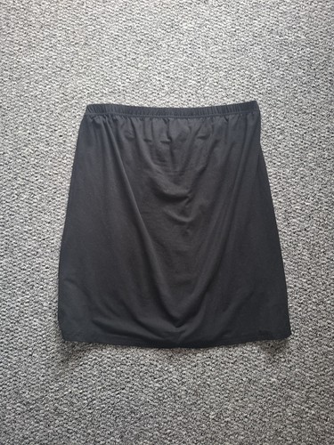 Black strapless top size large - strapless,