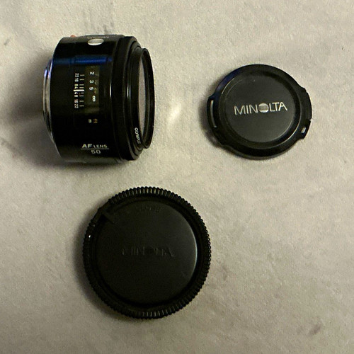 Minolta 50mm lens sony - minolta,