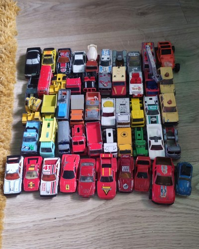 50x vintage toy cars - 50x, trucks