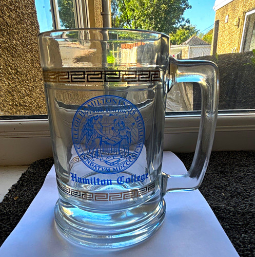 Hamilton college glass beer - glass,