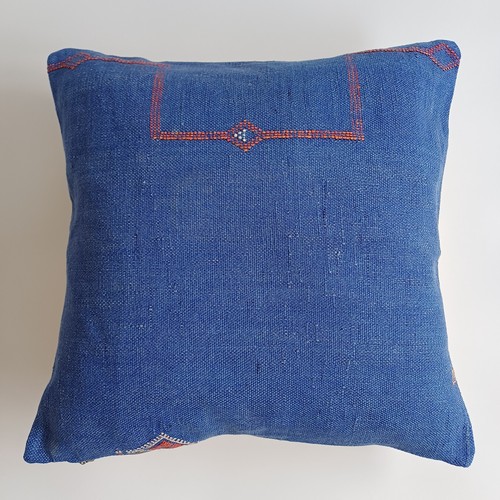 Moroccan cactus silk cushion - moroccan,