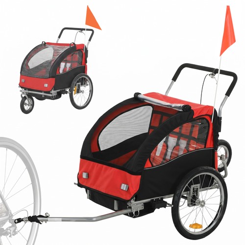 Homcom seat bike trailer - seat,