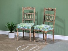 Vintage Dining Chairs Pair