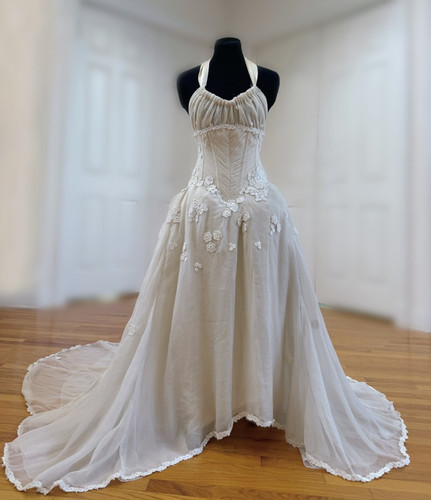 Vintage basque waist ivory - waist,