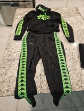 Kappa Black And Green Hoodie
