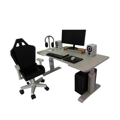 Miniature office furniture - office,