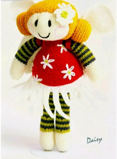 Daisy fairy rag doll knitting pattern