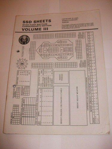 Star fleet battles - star, ssd