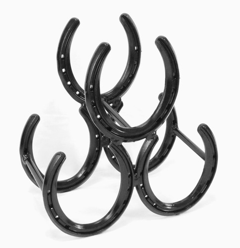 Horseshoe wine rack 3 - horseshoe,