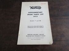 Norton 7 88 1953 Supplementary