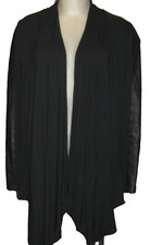 BLACK REAL LEATHER TRIMMED