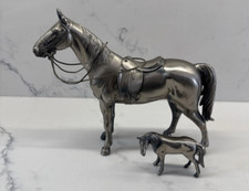 Metal horse statue - horse,