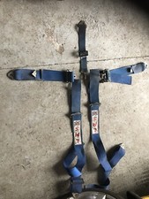 Total LMS Rally Race Trackday car 4x4 5 point Aircraft Harness Black 3" shoulder