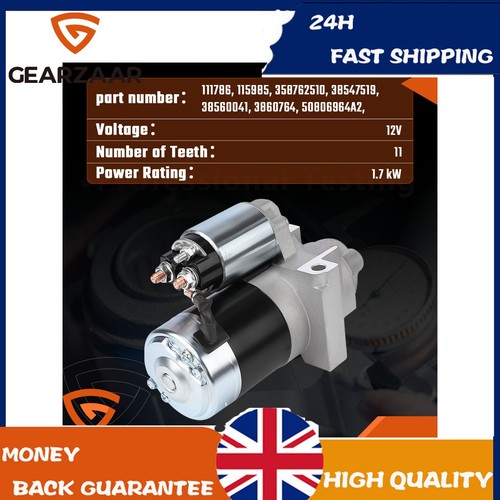 Starter replacement sae j1171 - replacement,
