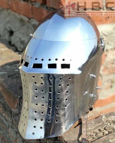 Medieval griffin bascinet - griffin,