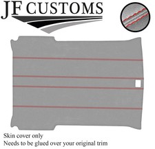 RED STITCH LIGHT GREY LUXE