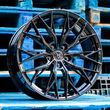 20" BMW X1 F48 2015-2025 WOLFRACE MUNICH RE GLOSS BLACK 9j ALLOY WHEELS X4