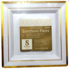 AMSCAN Preium Quality White &