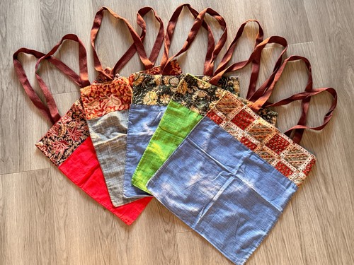 Cotton tote bag handmade - tote,