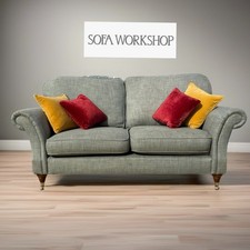 2 seater sofa workshop sofa sage green. Cleaned. Delivery available