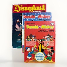 Walt Disney’s Donald and Mickey Annual 1973+1975 and Disneyland 1973 Annual