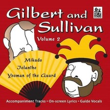 Stage Stars Gilbert And Sullivan Karaoke Backing Tracks Vol. 2 CD - Like New