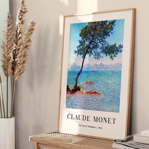Monet print the esterel - monet, print,