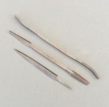 3 Vintage Peter Stubs PS Stubs File Riffler Files Silversmith Jeweler Watchmaker