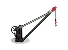 Goods yard crane, with fixed timber jib - OO gauge Buildings model - Wills SS51
