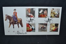 GB first day cover 2005 Trooping the Colour signed by Malcolm Greensmith (artist