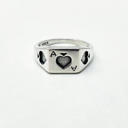 New ace spades ring - new,
