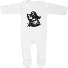 'Pirate Shark ' Baby Romper