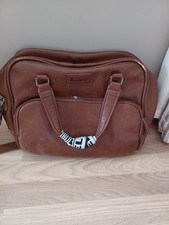 Vintage Leather Holdall Bag