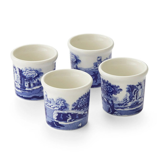 Spode blue italian egg - egg, cup