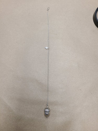 Sterling silver acorn - silver,