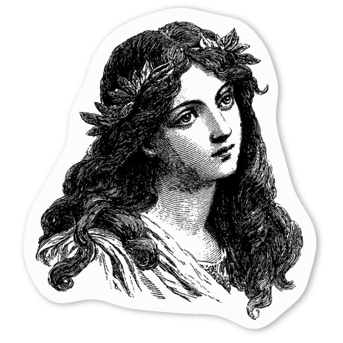 Vintage woman long - woman, &