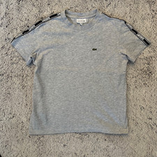Boys Grey Lacoste T-Shirt Age