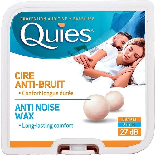 Quies natural wax earplugs - natural,