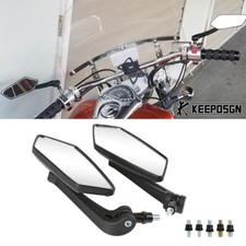 Pair Black Side Mirrors