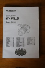 Olympus E-PL5 Digital Camera Instruction Manual Very Good Condition 