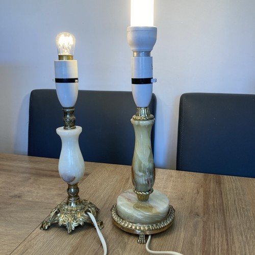 Vintage onyx marble lamps - onyx,