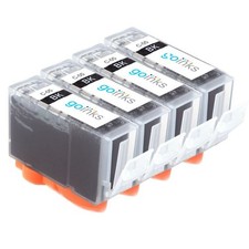 4 Black (PGI) Ink Cartridges for Canon PIXMA iP3500 MP510 MP610 MP950 MX850