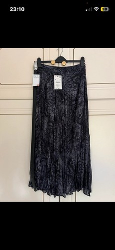 Zara pleated long skirt - long, with