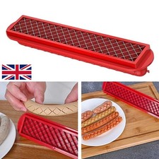 Hot Dog Slicer Hotdogs Cutter Tool Sausage Links BBQ Grill Kitchen Smoker Slot