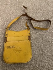 London Transport LT Bus Conductors Leather Cash Bag Satchel